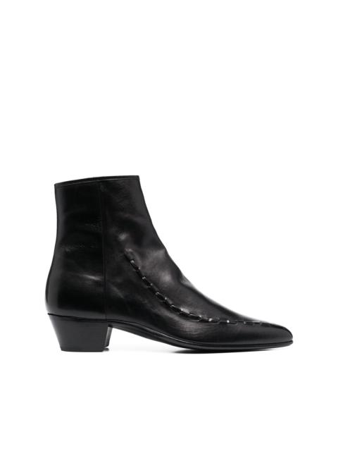 leather Casey 40 ankle boots