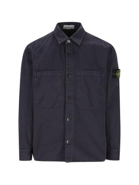 Stone Island CHEST-POCKET PATCH SHIRT