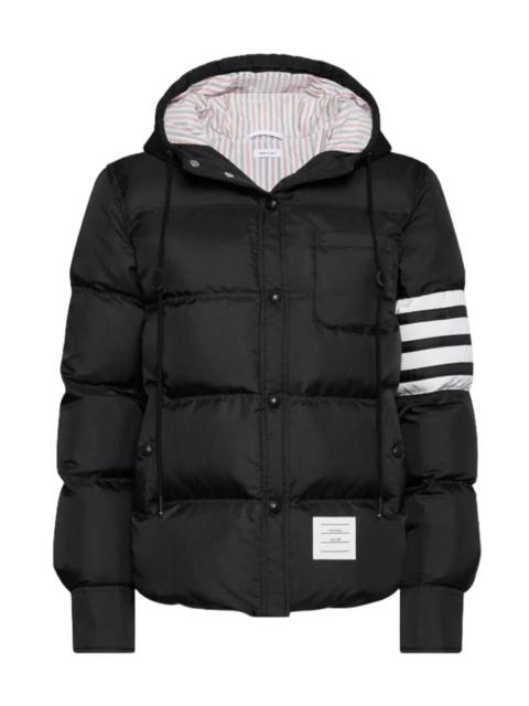 Thom Browne SHINY RIPSTOP LIGHTWEIGHT DOWN FILLED 4-BAR JACKET