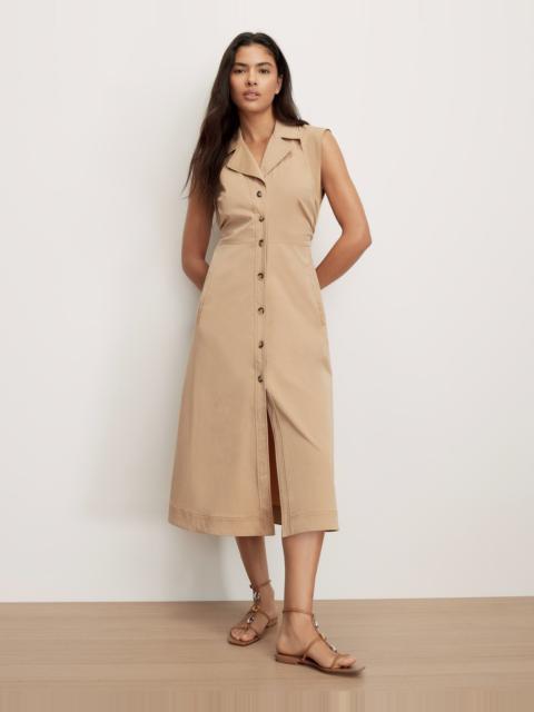 VERONICA BEARD ORLA MIDI SHIRTDRESS
