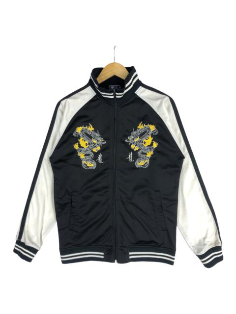 Other Designers Vintage - Vintage Sukajan Souvenir Jacket Dragon Embroidery Jacket