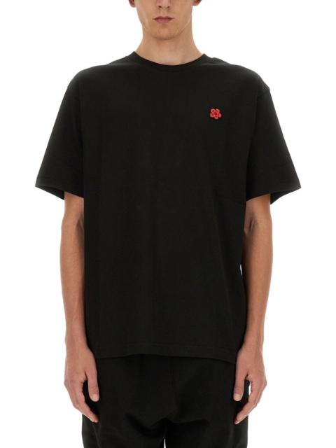 KENZO Kenzo Men T-Shirt With Logo Patch