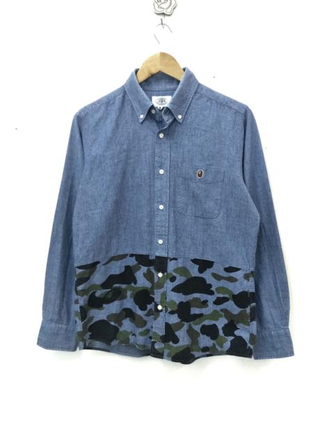 Chambray Patchwork Bottom Camouflage