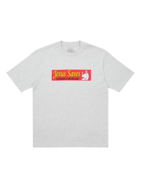 PALACE PALACE Chest Logo Short Sleeve Unisex Gray P20TS046