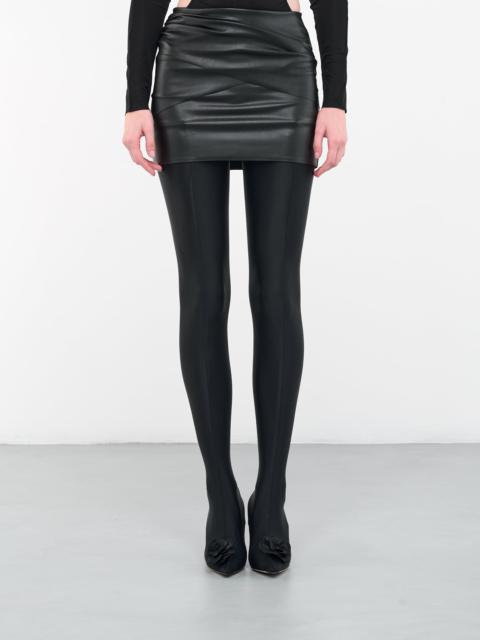 Wolford N°21 Vegan Leather Mini Skirt