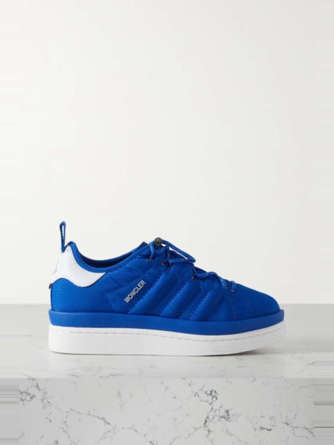+ adidas Originals Campus leather-trimmed ripstop sneakers