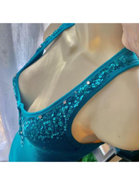 Other Designers Reclaimed Vintage Women's Blue Vest