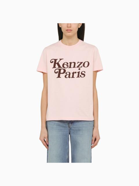 Kenzo Pink Cotton T Shirt With Logo