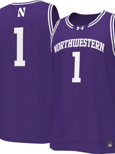 Under Armour Under Armour Men's Northwestern Wildcats #1 Purple Replica Basketball Jersey
