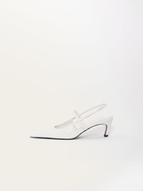 Totême Sharp Patent Leather Slingbacks
