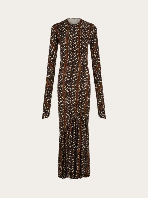 Longline stretch dress