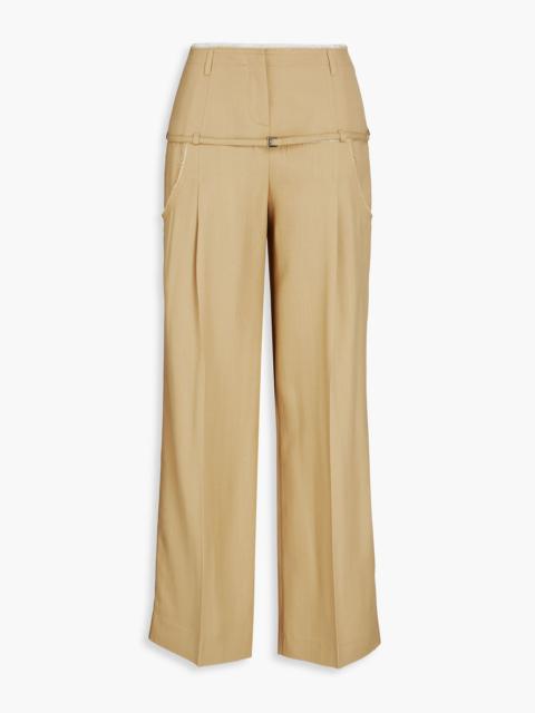 JACQUEMUS Criollo belted canvas wide-leg pants