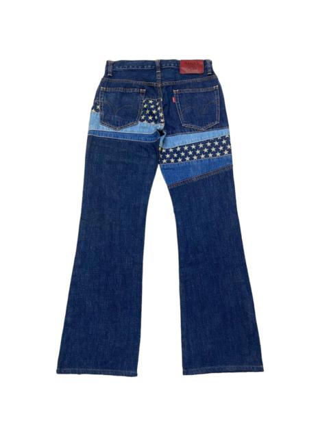Hysteric Glamour Hysteric Glamour Hagi Patchwork American Flare Jeans