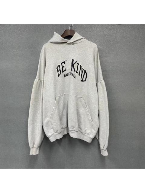 BALENCIAGA Balenciaga Bekind mud-dyed distressed hoodie