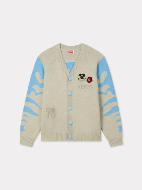 KENZO 'KENZO Pachinko' embroidered cardigan in wool cotton