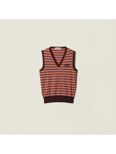 Miu Miu Miu Miu Virgin Wool Vest