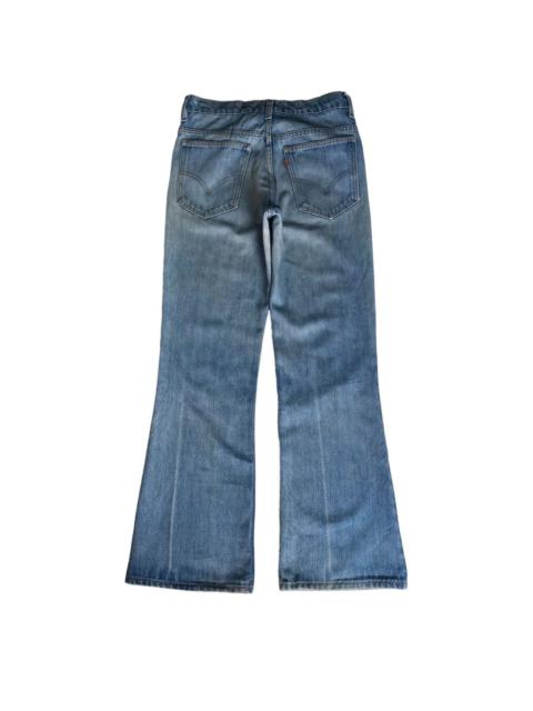 Vintage 70s Levis 684 Super Flare Jeans Orangetab