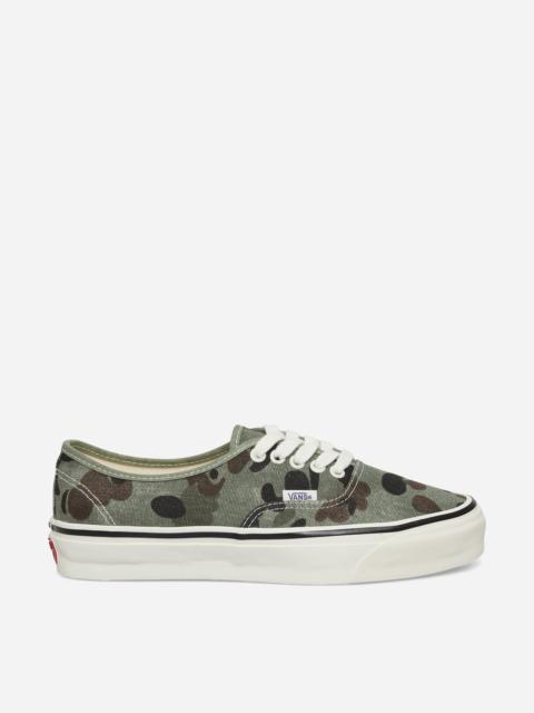 Vans Premium Authentic 44 Duck Camo Sneakers Green