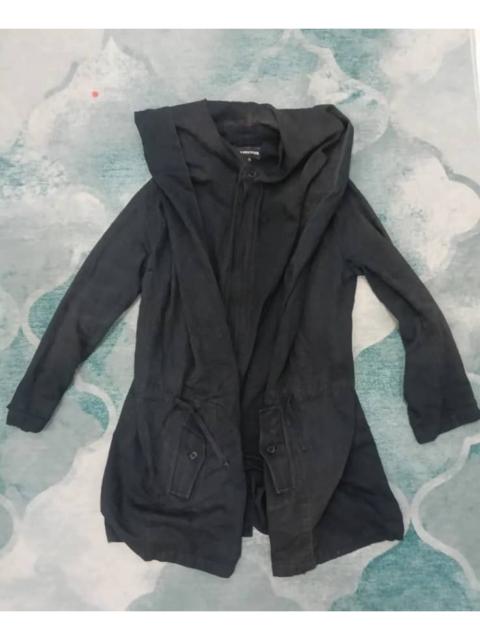 Ann Demeulemeester Authentic Ann Demeuleemester Rain Jacket Hooded FADDED