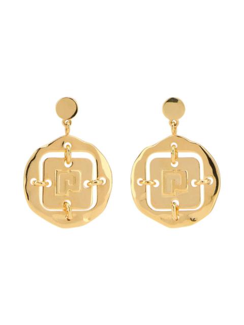 rabanne Gold Metal Earrings