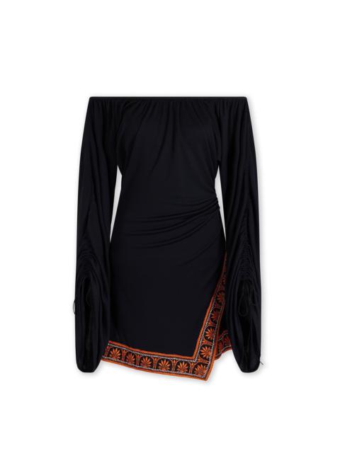 rabanne Drape Mini Dress