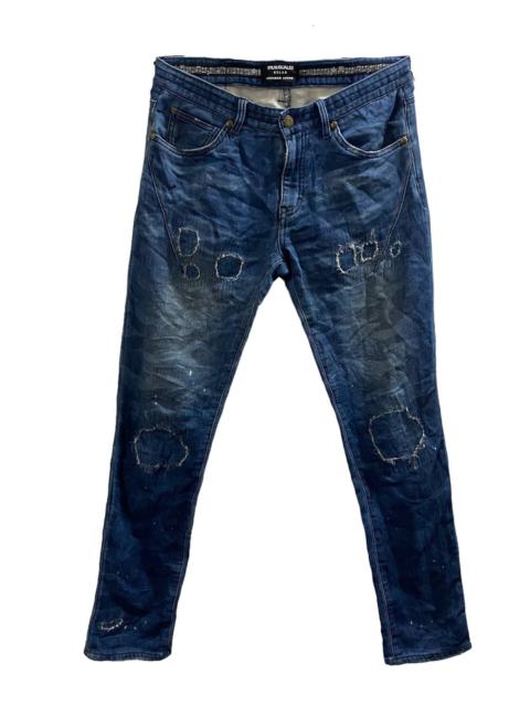 NUMBER (N)INE Number (N)ine Faux Denim Distressed Sweatpants