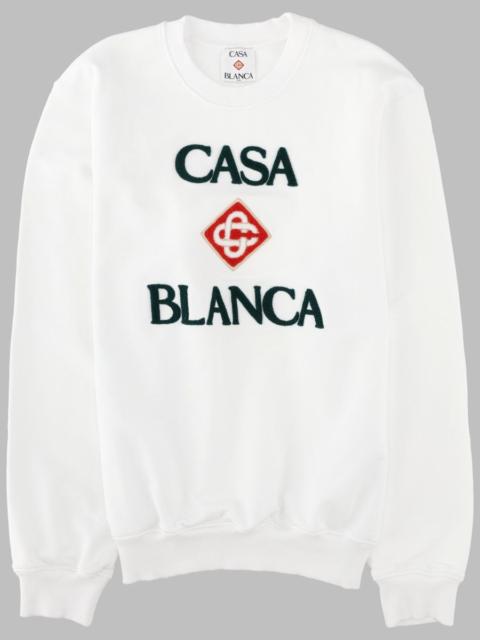 CASABLANCA Casablanca Men Felpa Con Logo Ricamato