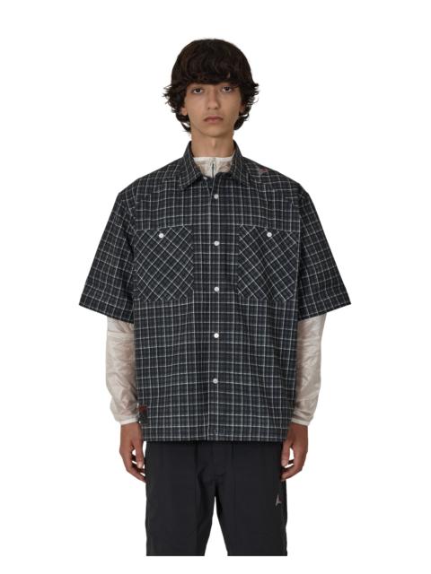 ROA Aair Floweave Printed Check Short Sleeve Shirt