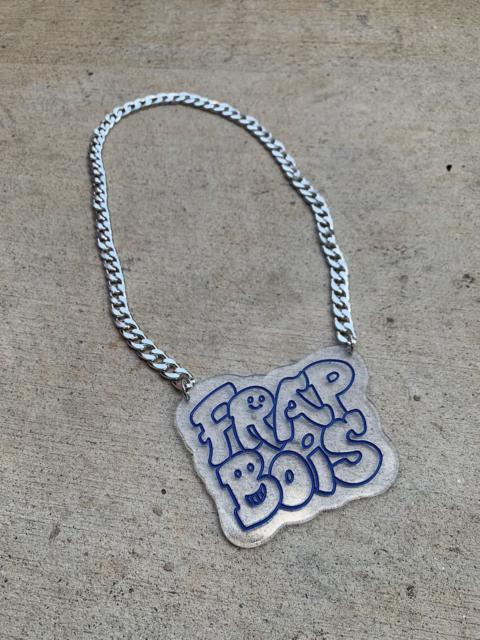 Other Designers Issey Miyake - FRAPBOIS BIG PENDANT SILVER LIKE CHAIN NECKLACE