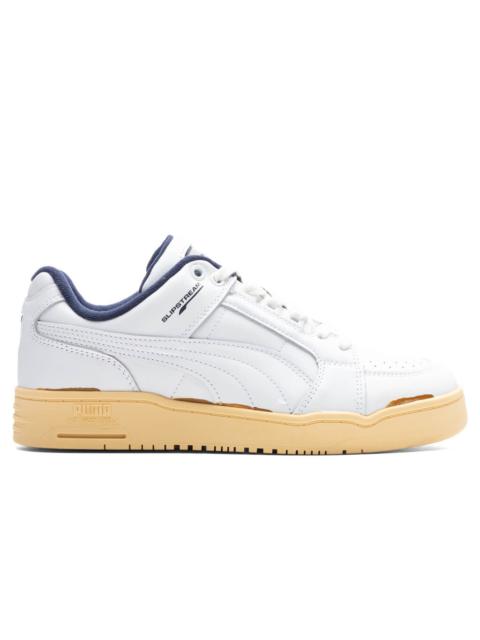 PUMA SLIPSTREAM LO THE NEVERWORN II - WHITE/NEW NAVY/LIGHT STRAW