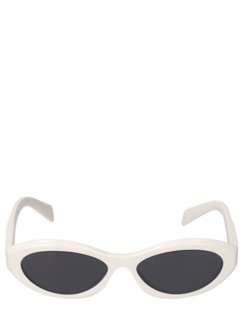 Catwalk cat-eye acetate sunglasses