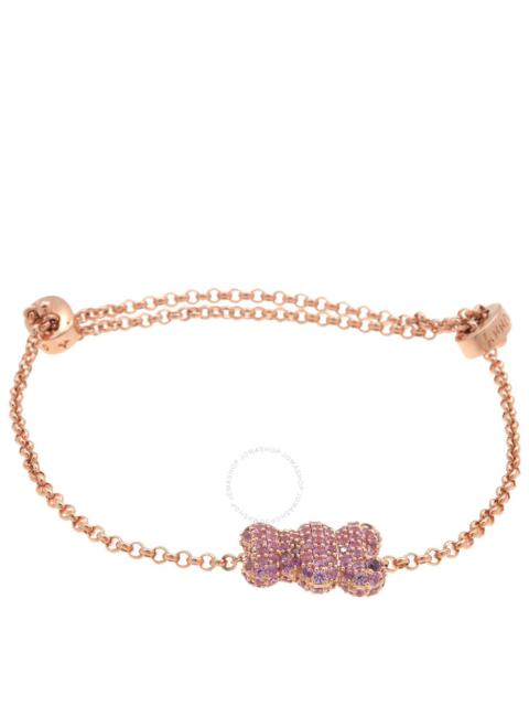 Apm Monaco - APM Monaco Yummy Bear Rose Alloy Adjustable Bracelet
