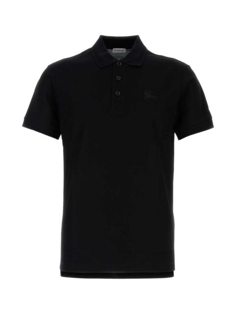 Burberry Burberry Men Black Piquet Polo Shirt