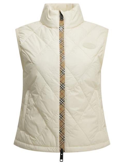 Burberry Burberry Cheswick Sleeveless Jacket White