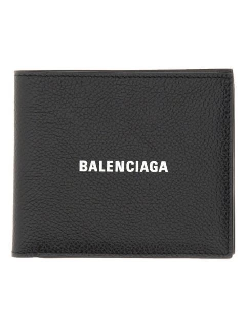 BALENCIAGA BI-FOLD "CASH" LEATHER WALLET