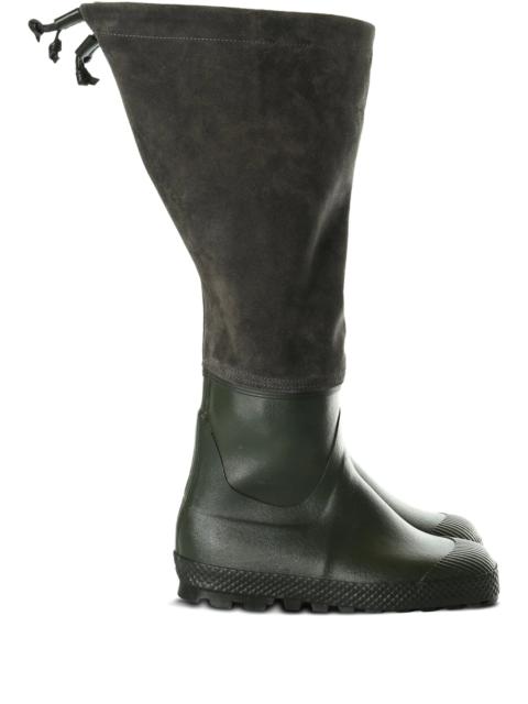 RIER panelled velour rain boots