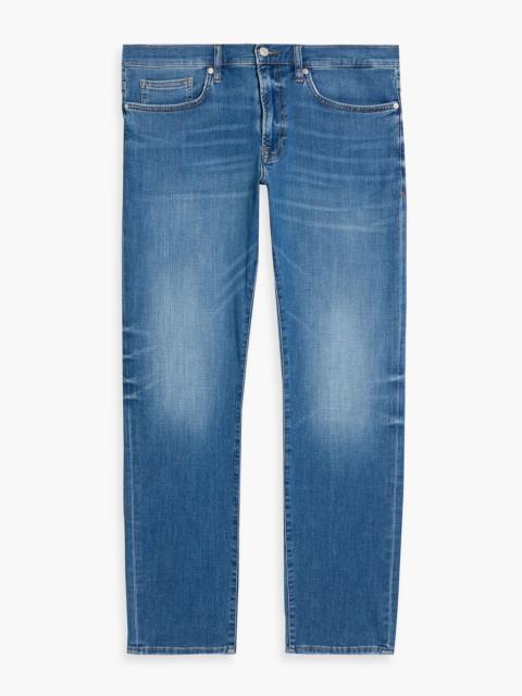 FRAME L'Homme slim-fit whiskered denim jeans