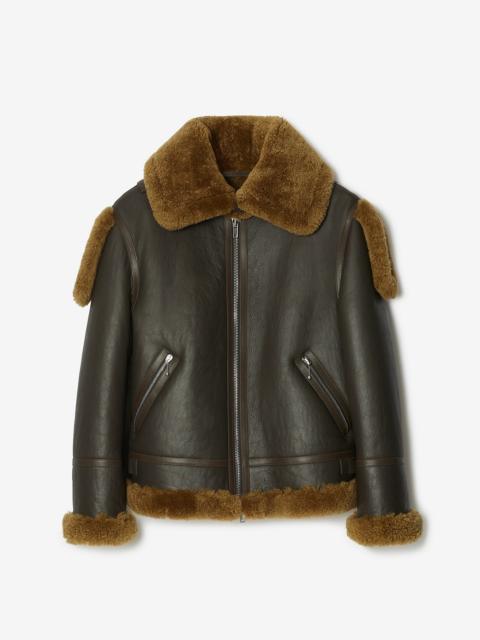 Burberry Shearling Aviator Jacket