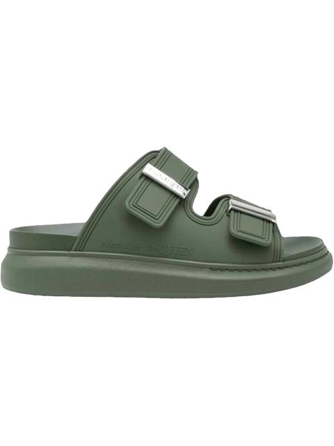 Alexander McQueen Alexander McQueen Hybrid Double Buckle Sandal Khaki