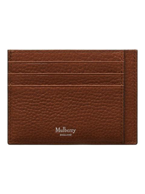 Mulberry Card Holder Oak Small Classic Grain