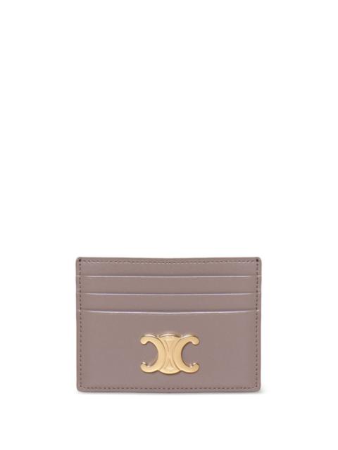 CELINE Celine Women Triomphe Leather Card Case