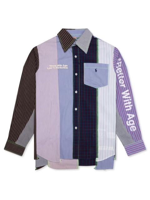 *Better With Age CANCEL BUTTON UP SHIRT - MULTI