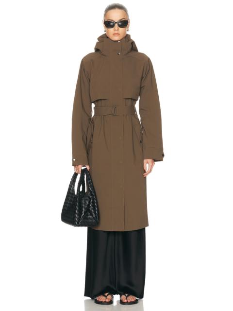 THE UPSIDE James Hooded Trench Coat