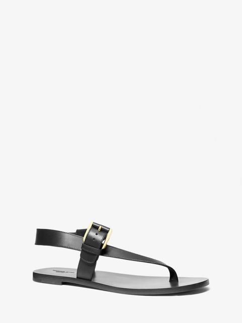 MICHAEL KORS COLLECTION Penelope Leather Sandal