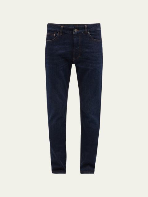 ZEGNA Men's 5-Pocket Dark Wash Denim Jeans