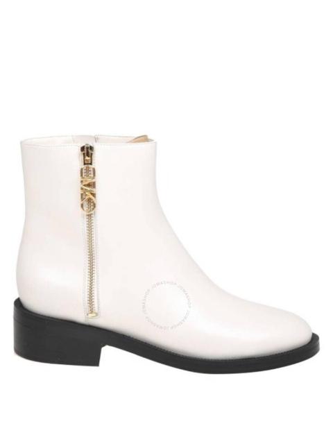 Other Designers Michael Kors Cream Regan Leather Ankle Boots