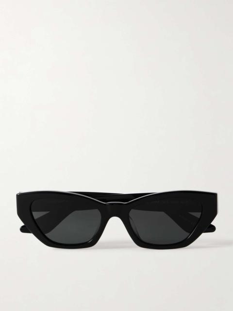 + Khaite 1961c cat-eye acetate sunglasses Black
