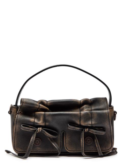 Acne Studios Acne Studios Multipocket Micro Vintage Grained-leather top Handle bag