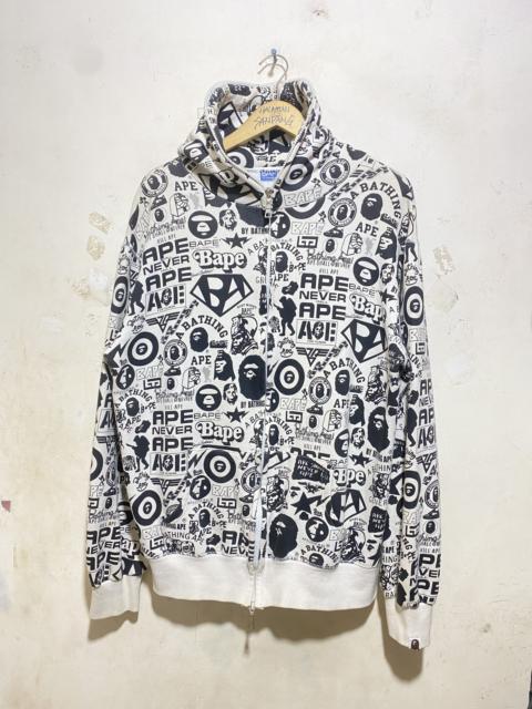 A BATHING APE® BAPE All Over Print Zipper Hoodie