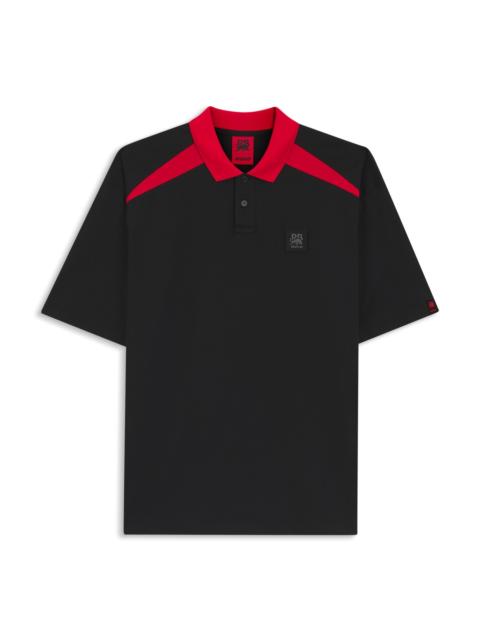 HUGO HUGO X RB STRETCH-COTTON POLO SHIRT WITH BULL MOTIF